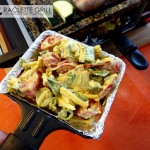 Fertiges Asia-Raclette Pfännchen